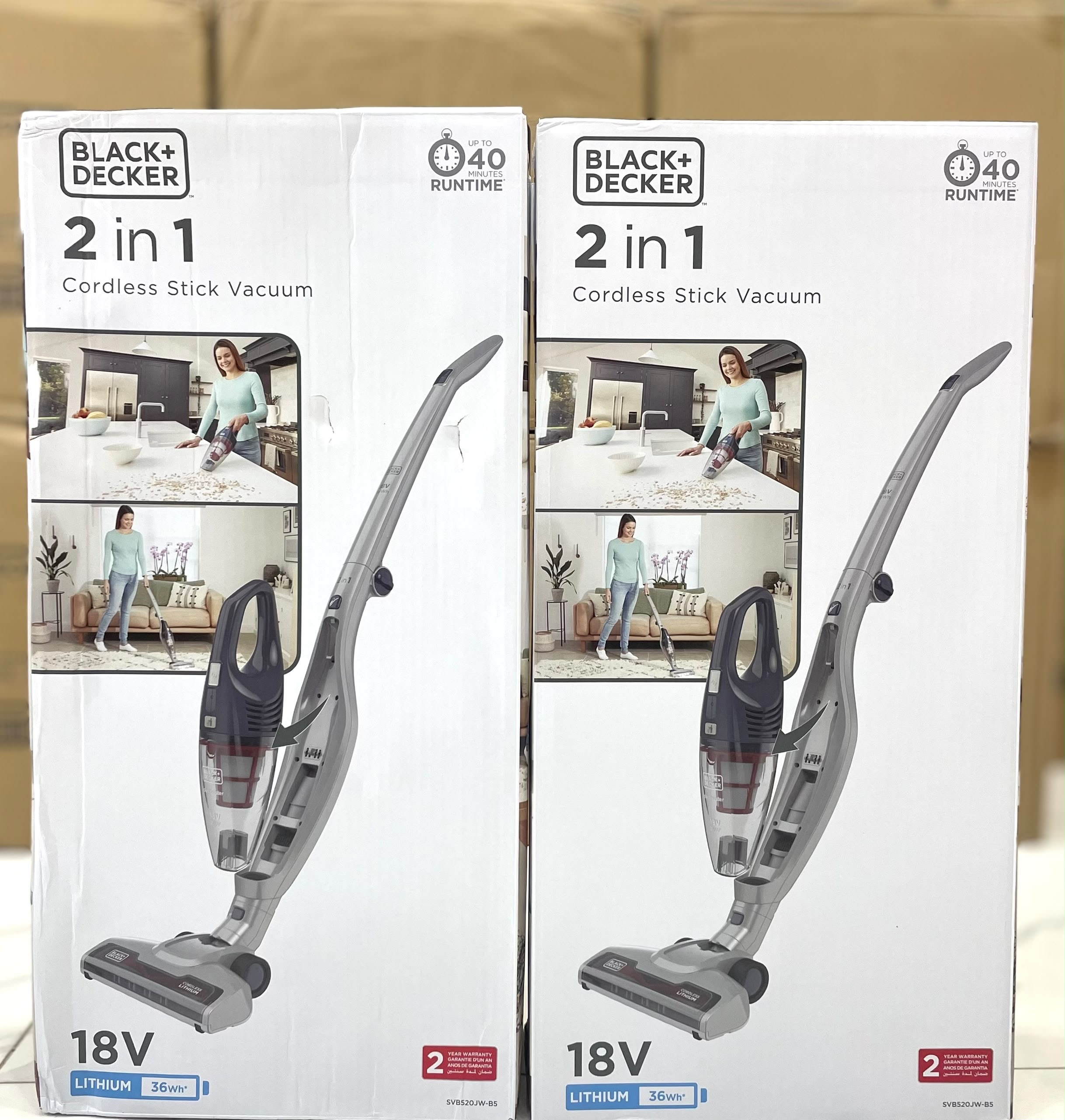 جارو شارژی بلک اند دکر مدل SVB520JW-B5